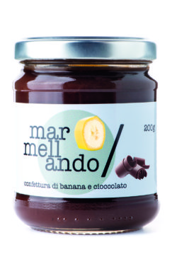 confettura banana e cioccolato